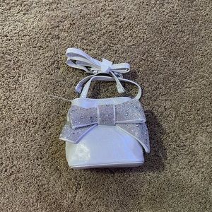 Silver Betsy Johnson crossbody handbag